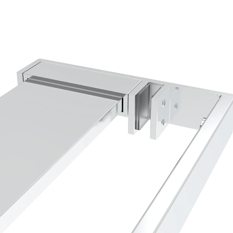 vidaXL króm alumínium zuhanypolc walk-in zuhanyfalhoz 90 cm