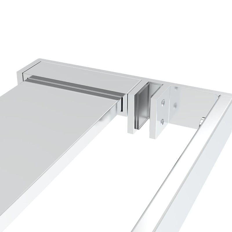 vidaXL króm alumínium zuhanypolc walk-in zuhanyfalhoz 100 cm