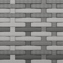 vidaXL 4 db szürke polyrattan kerti lábzsámoly párnákkal