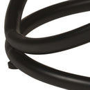 vidaXL tömör újrahasznosított fa és acél dohányzóasztal Ø50 x 40 cm