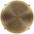 vidaXL 2 db sárgaréz fekete fém dohányzóasztal