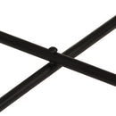 vidaXL 2 db sárgaréz fekete fém dohányzóasztal