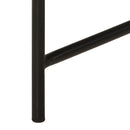 vidaXL 2 db sárgaréz fekete fém dohányzóasztal