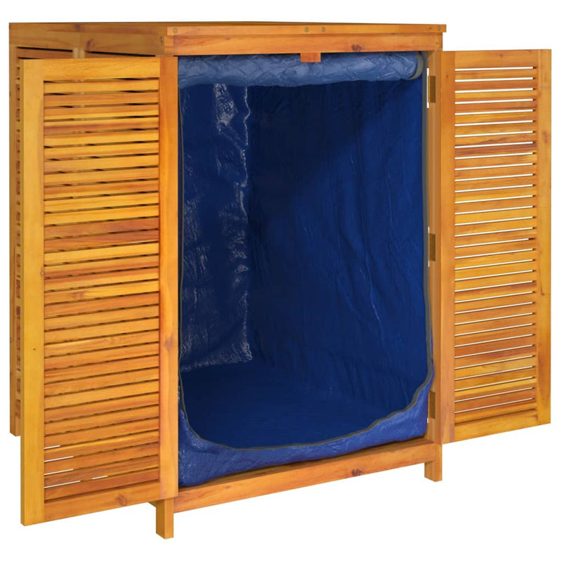 vidaXL tömör akácfa kerti tárolóláda 70 x 87 x 104 cm