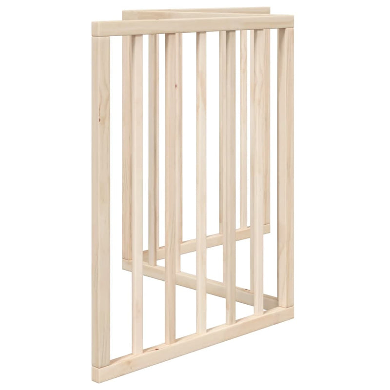 vidaXL összecsukható kutyakapu 3 panelből, 150 cm, nyárfa