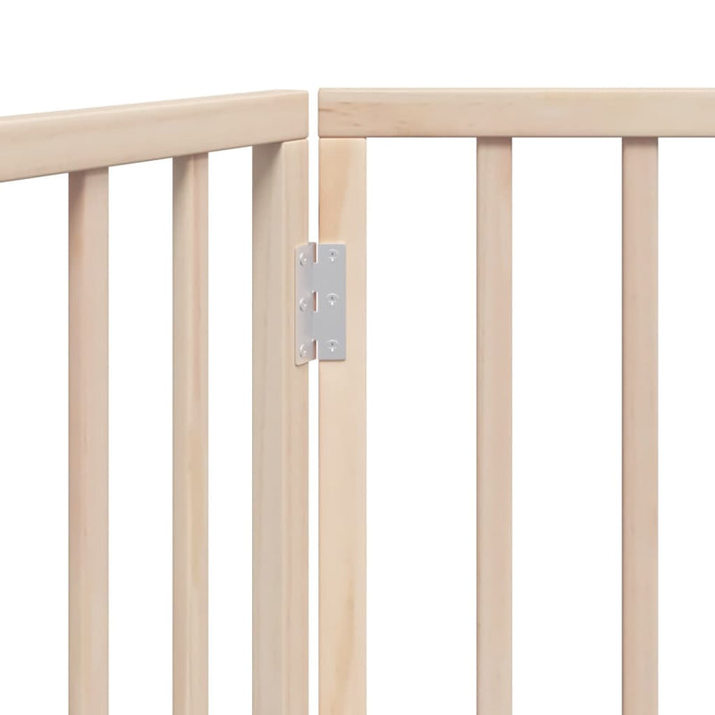 vidaXL nyárfa 3 paneles összecsukható kutyakapu 150 cm