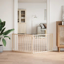vidaXL összecsukható kutyakapu 2 panellel, nyárfa, 160 cm