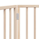 vidaXL összecsukható kutyakapu 2 panellel, nyárfa, 160 cm