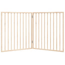 vidaXL összecsukható kutyakapu 2 panellel, nyárfa, 160 cm