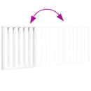 vidaXL fehér nyárfa 3 paneles összecsukható kutyakapu 150 cm