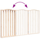 vidaXL nyárfa 3 paneles összecsukható kutyakapu 150 cm