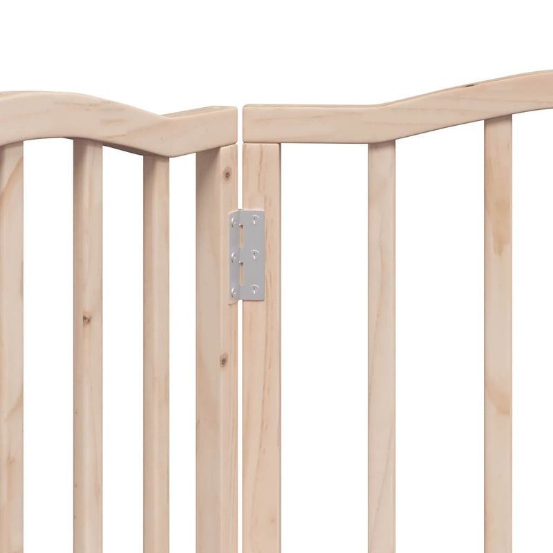 vidaXL nyárfa 3 paneles összecsukható kutyakapu 150 cm