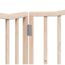 vidaXL nyárfa 2 paneles összecsukható kutyakapu 160 cm