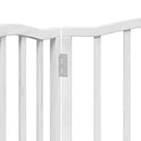 vidaXL fehér nyárfa 3 paneles összecsukható kutyakapu 150 cm