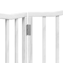 vidaXL fehér nyárfa 2 paneles összecsukható kutyakapu 160 cm