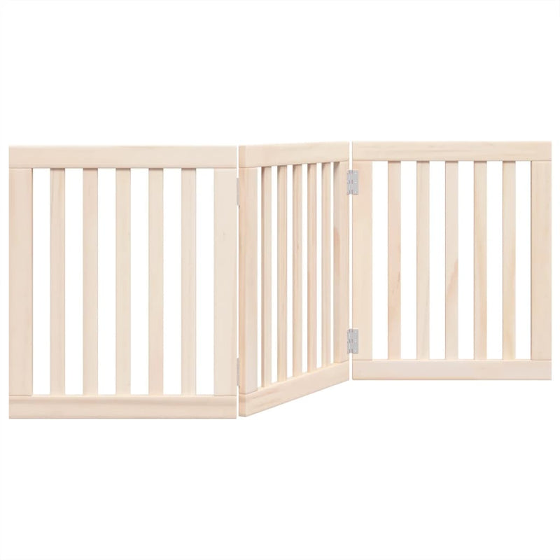 vidaXL összecsukható kutyakapu 3 panelből, 150 cm, nyárfa