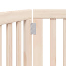 vidaXL összecsukható kutyakapu 3 panelből, 150 cm, nyárfa