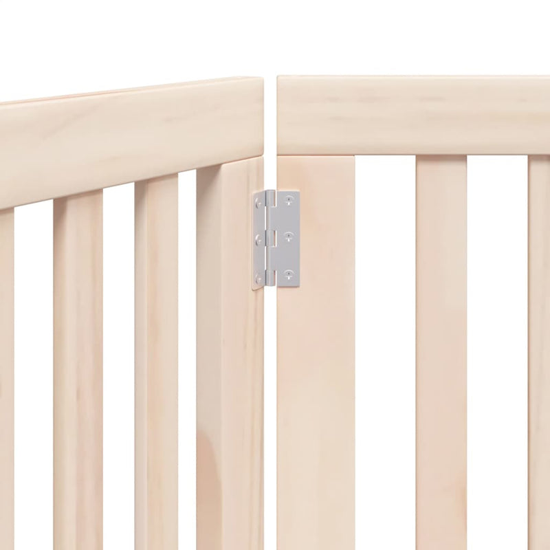 vidaXL összecsukható kutyakapu 3 panelből, 150 cm, nyárfa