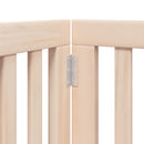 vidaXL összecsukható ajtós kutyakapu 6 panellel, 300 cm, nyárfa