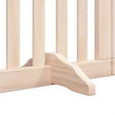 vidaXL összecsukható ajtós kutyakapu 6 panellel, 300 cm, nyárfa