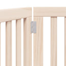vidaXL összecsukható kutyakapu 3 panelből, 150 cm, nyárfa