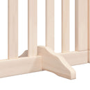 vidaXL összecsukható ajtós kutyakapu 6 panellel, 300 cm, nyárfa