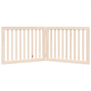 vidaXL összecsukható kutyakapu 2 panellel, nyárfa, 160 cm
