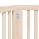 vidaXL összecsukható kutyakapu 2 panellel, nyárfa, 160 cm