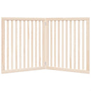 vidaXL nyárfa 2 paneles összecsukható kutyakapu 160 cm