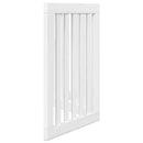 vidaXL fehér nyárfa 3 paneles összecsukható kutyakapu 150 cm