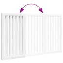 vidaXL fehér nyárfa 3 paneles összecsukható kutyakapu 150 cm