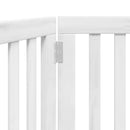 vidaXL fehér nyárfa 2 paneles összecsukható kutyakapu 160 cm