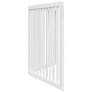 vidaXL fehér nyárfa 2 paneles összecsukható kutyakapu 160 cm