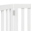 vidaXL fehér nyárfa 2 paneles összecsukható kutyakapu 160 cm
