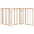 vidaXL tömör fenyőfa 3 paneles összecsukható kutyakapu 150 cm