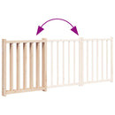 vidaXL tömör fenyőfa 3 paneles összecsukható kutyakapu 150 cm