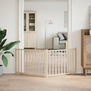 vidaXL tömör fenyőfa 2 paneles összecsukható kutyakapu 160 cm