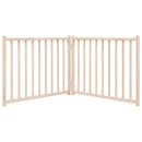 vidaXL tömör fenyőfa 2 paneles összecsukható kutyakapu 160 cm