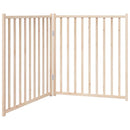 vidaXL tömör fenyőfa 2 paneles összecsukható kutyakapu 160 cm