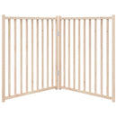 vidaXL tömör fenyőfa 2 paneles összecsukható kutyakapu 160 cm