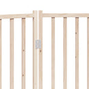 vidaXL tömör fenyőfa 2 paneles összecsukható kutyakapu 160 cm
