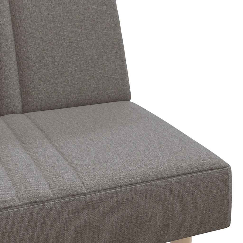 vidaXL tópszínű szövet kanapéágy