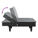 vidaXL világosszürke szövet kanapéágy