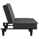 vidaXL sötétszürke szövet kanapéágy