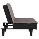 vidaXL tópszínű szövet kanapéágy