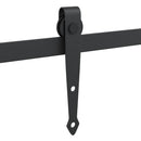 vidaXL fekete szénacél mini tolóajtós szekrény szerelék szett 122 cm