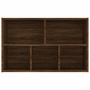 vidaXL barna tölgyszínű szerelt fa könyv-/tálalószekrény 50x25x80 cm