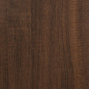 vidaXL barna tölgy színű szerelt fa fali CD-polc 100 x 18 x 18 cm