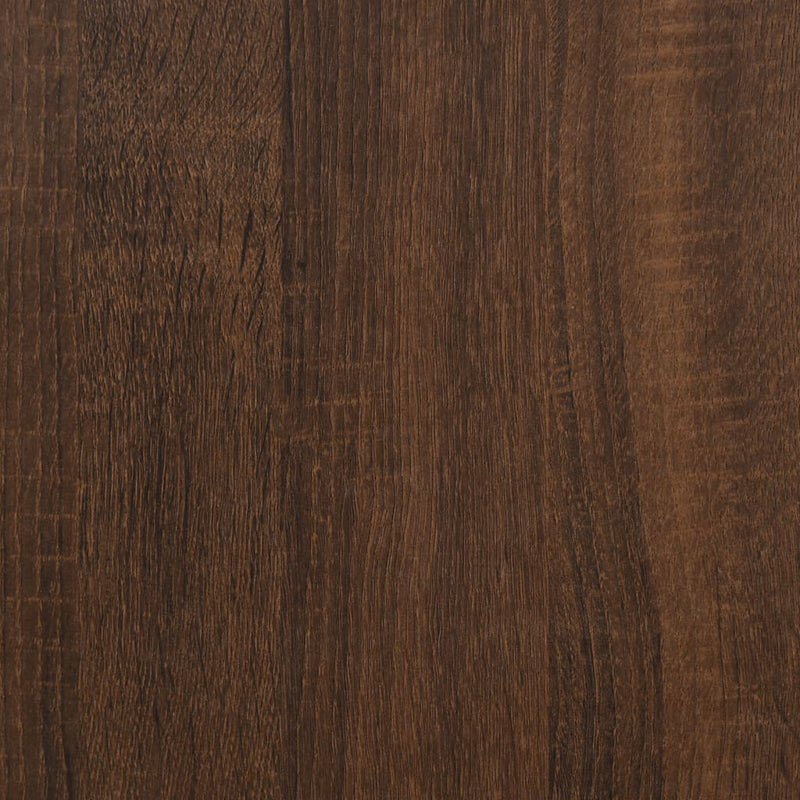 vidaXL barna tölgy színű szerelt fa fali CD-polc 100 x 18 x 18 cm