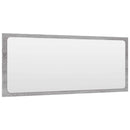 vidaXL 2 részes szürke sonoma színű szerelt fa fürdőszobai bútorszett